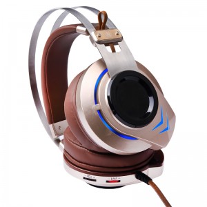 2018 PRO headset metálico gaming 7.1 cancelamento de ruído com tecnologia de vibração